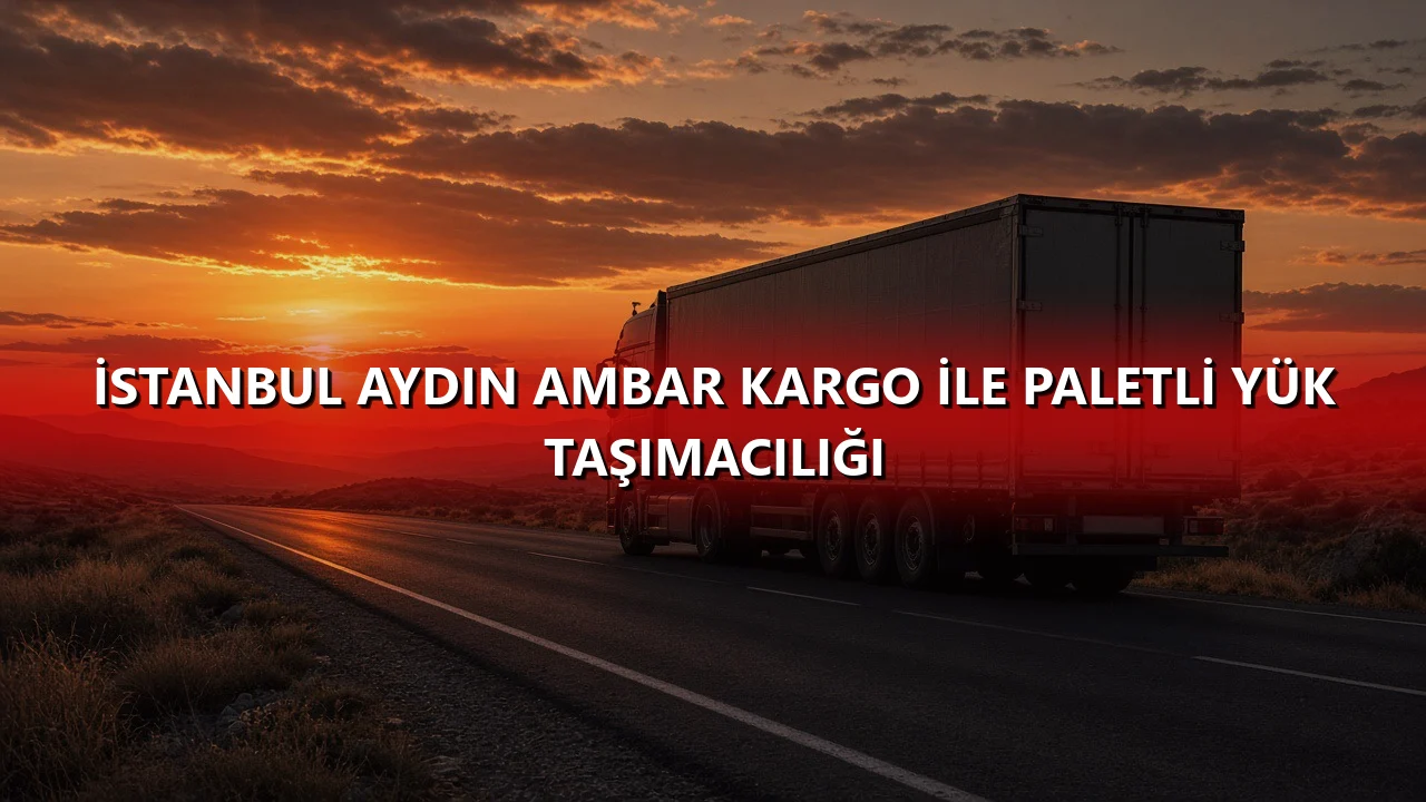 İstanbul Aydın Ambar Kargo İle Paletli Yük Taşımacılığı